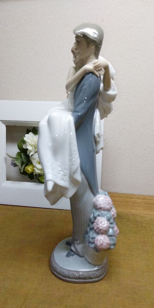 美品リヤドロ LLADRO HAPPY WEDDING 記念日 お祝い 結婚式