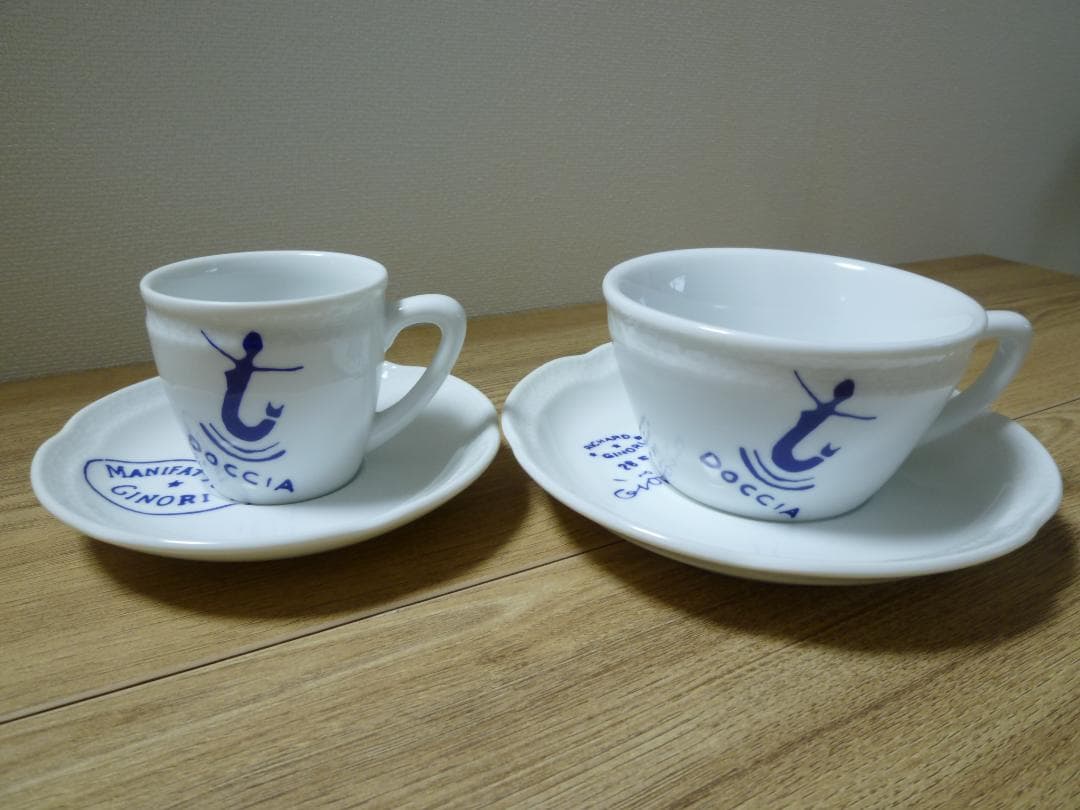 リチャードジノリ ボンジョルノ ティンブロ カップ＆ソーサー、2種