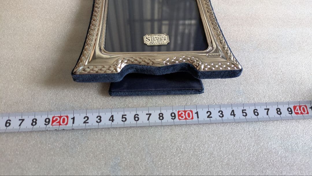 英国製　シェフィールド　銀製フォトフレーム　アンティーク