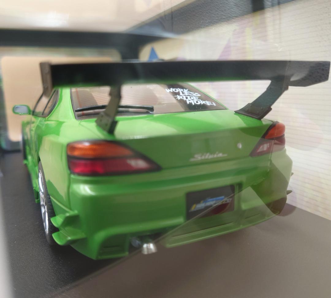 1/18 日産シルビア S15 スペック R エアロ 1999 グリーン ソリド