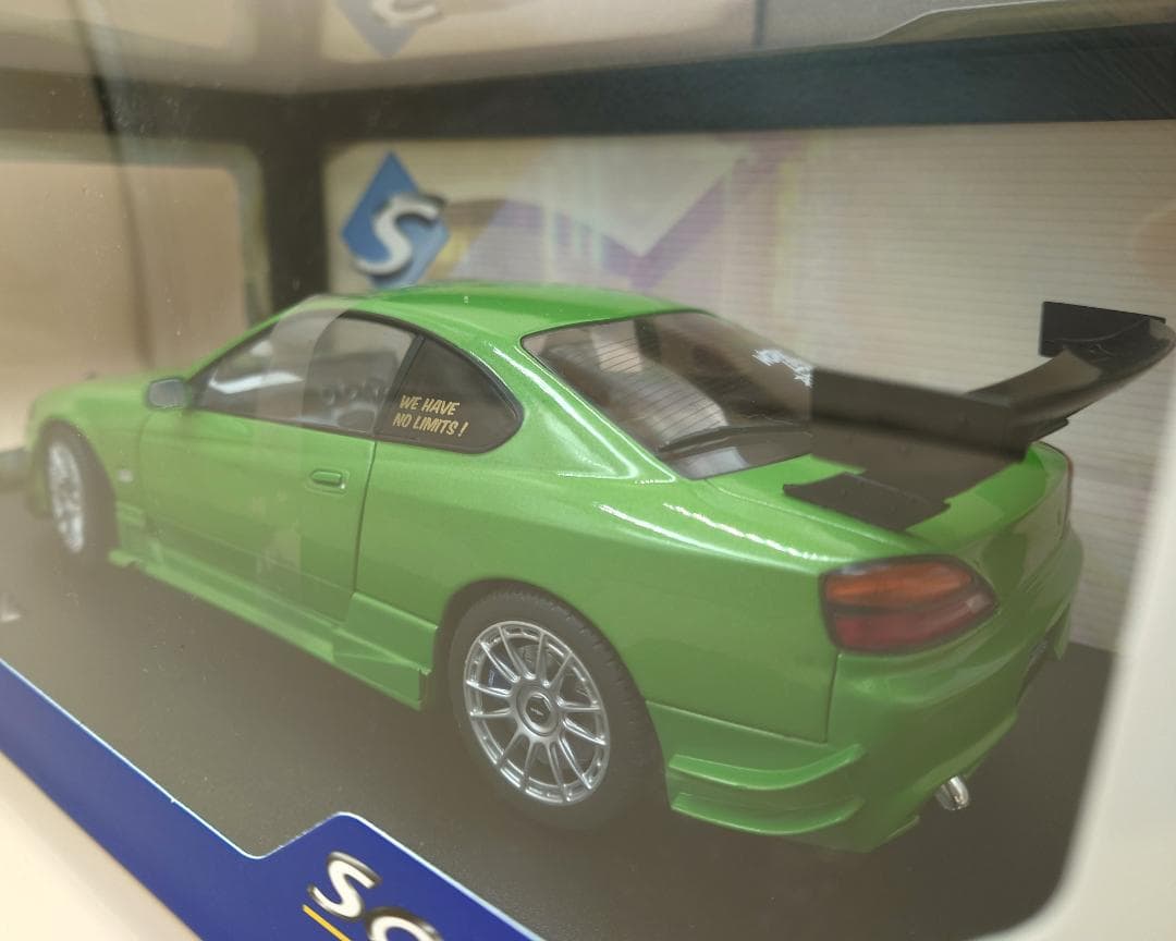 1/18 日産シルビア S15 スペック R エアロ 1999 グリーン ソリド