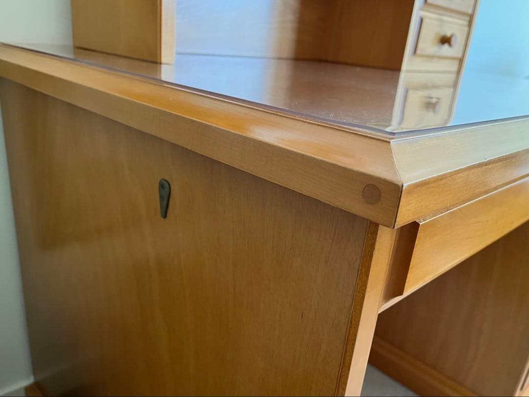 ＊美品＊ 天然木メープル学習デスク