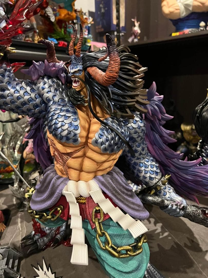 ワンピース 百獣のカイドウ 人獣型 フィギュア ガレージキット 塗装済み完成品