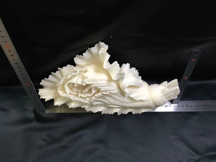 翡翠白菜彫刻置物