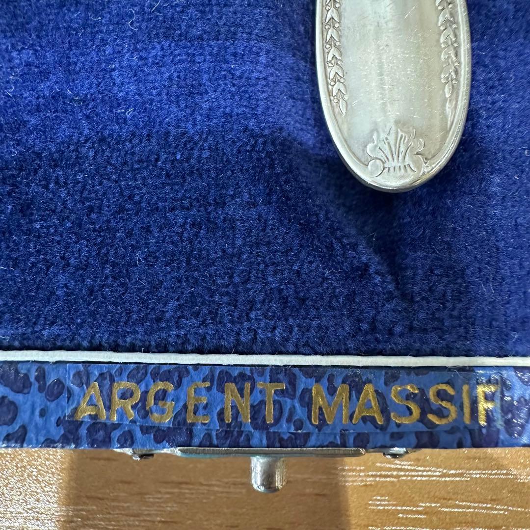 フランス製 純銀デミタススプーン 12本セット ミネルヴァ