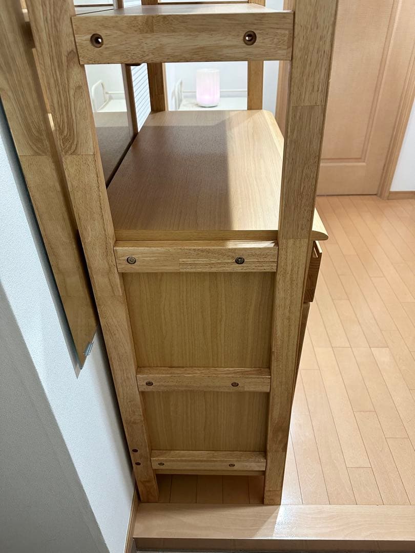 ニトリキャビネット アルナスAタイプ 80 LBR ニトリ