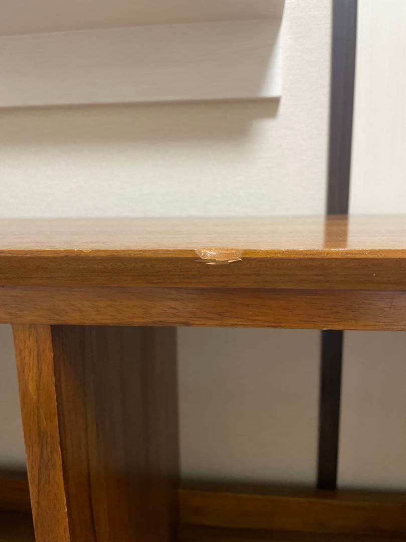 チーク 無垢材 オープンラック シェルフ 木製 本棚 ラック