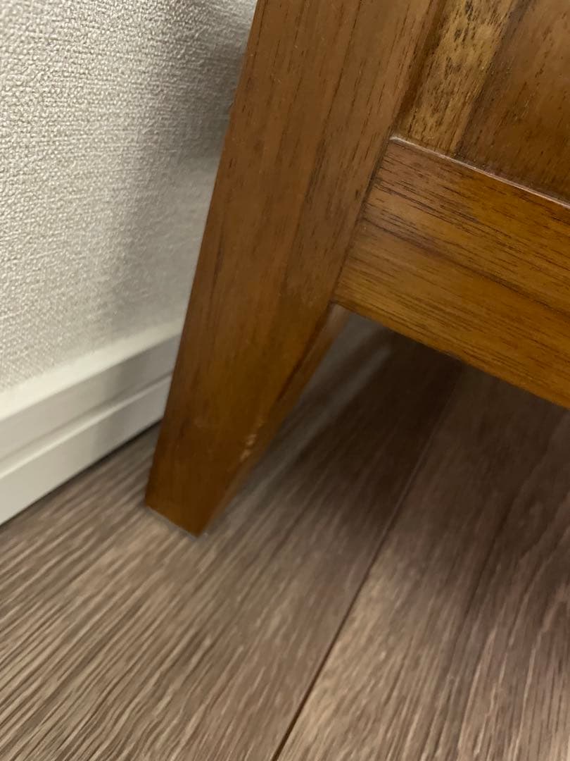 チーク 無垢材 オープンラック シェルフ 木製 本棚 ラック