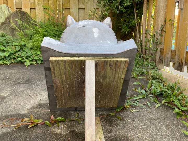 大幅値下げ！鬼板師が制作した手作りの鬼瓦です。