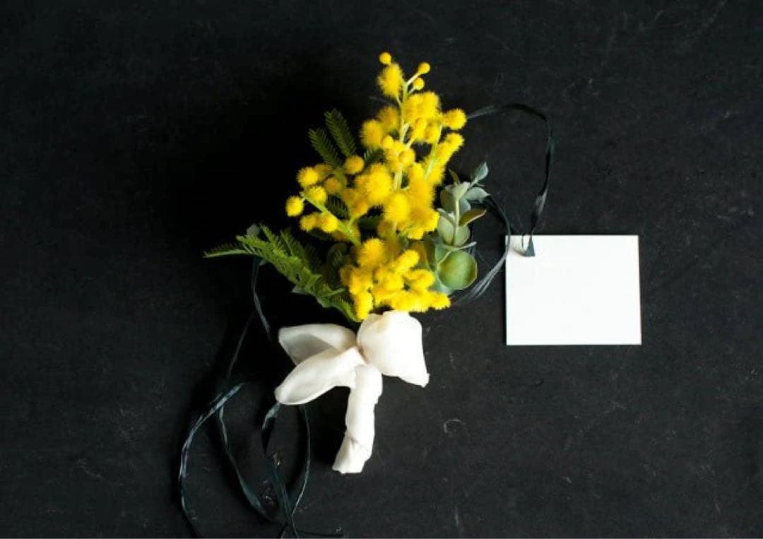 YOUKAEN ウェディングブーケ ミモザ