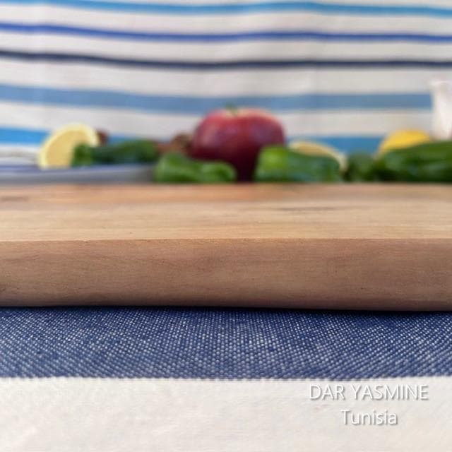 オリーブの木　カッティングボード　穴あきフリー　1点を見つめて　約43.5cm