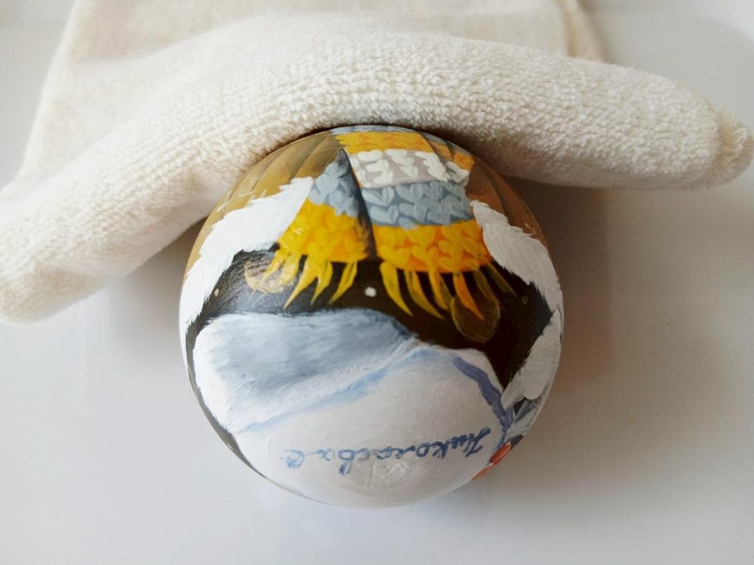 【CBT125】10cm級 おきあがりこぼし(大) スベトラーナ ぼんぼりねこ