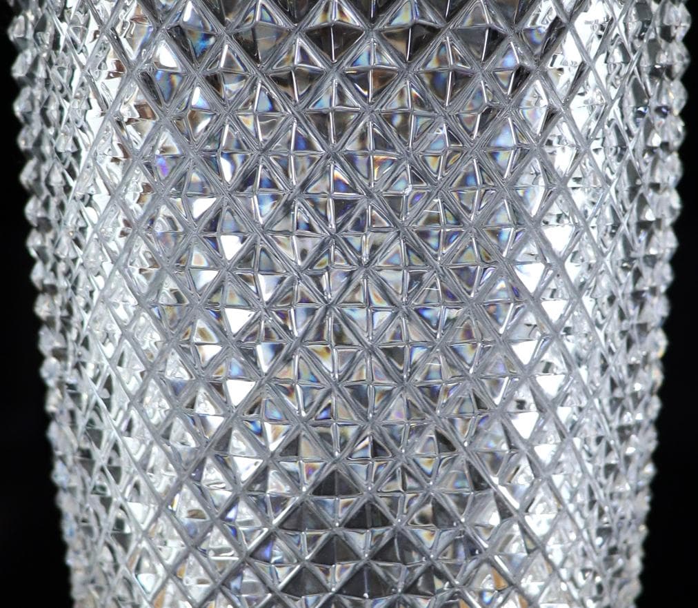 オールド・バカラ 1900年 大型サイズ 25cm 1.3kg 金彩 花瓶