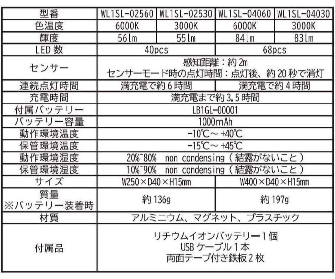 【3個】EXPLORE ワイヤレスLEDライト 400mm 6000K 昼白色