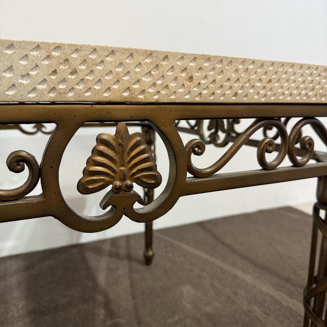 ドレクセル DREXEL マクタンストーン サイドテーブル ガラス 約70万円