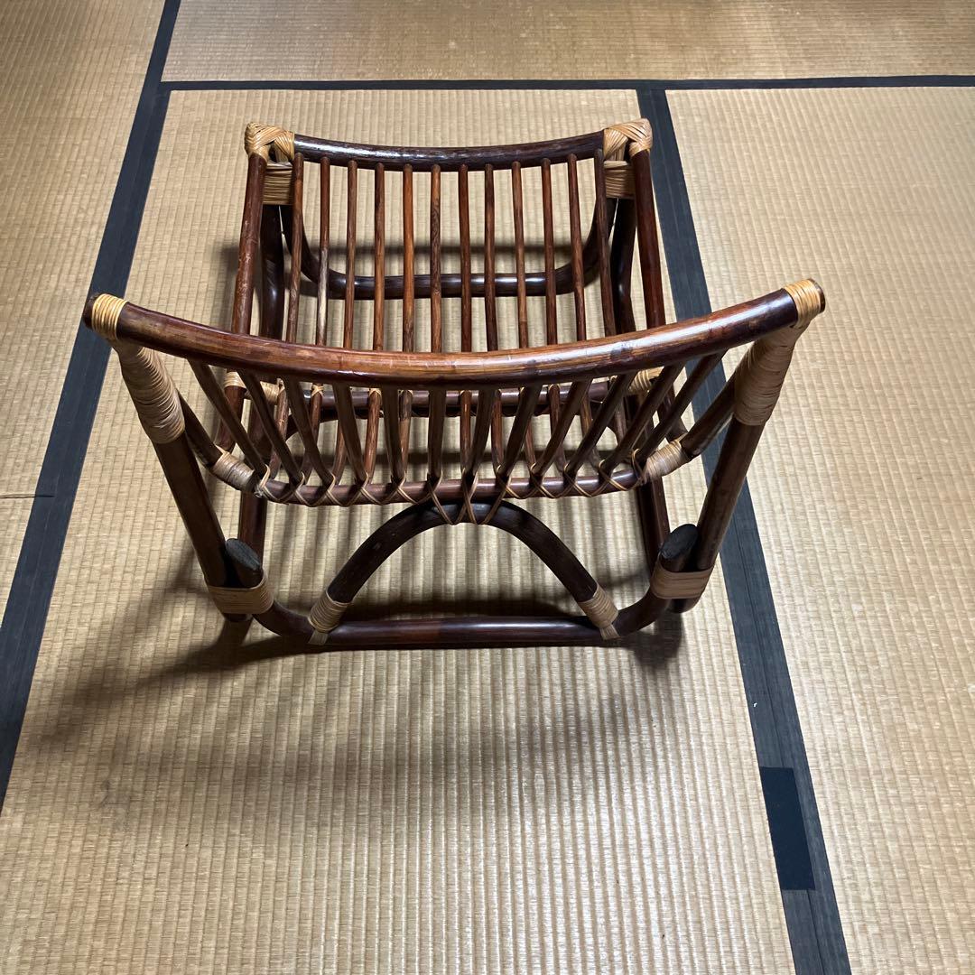 座椅子 昭和レトロ調 59 x 64 x 72 cm