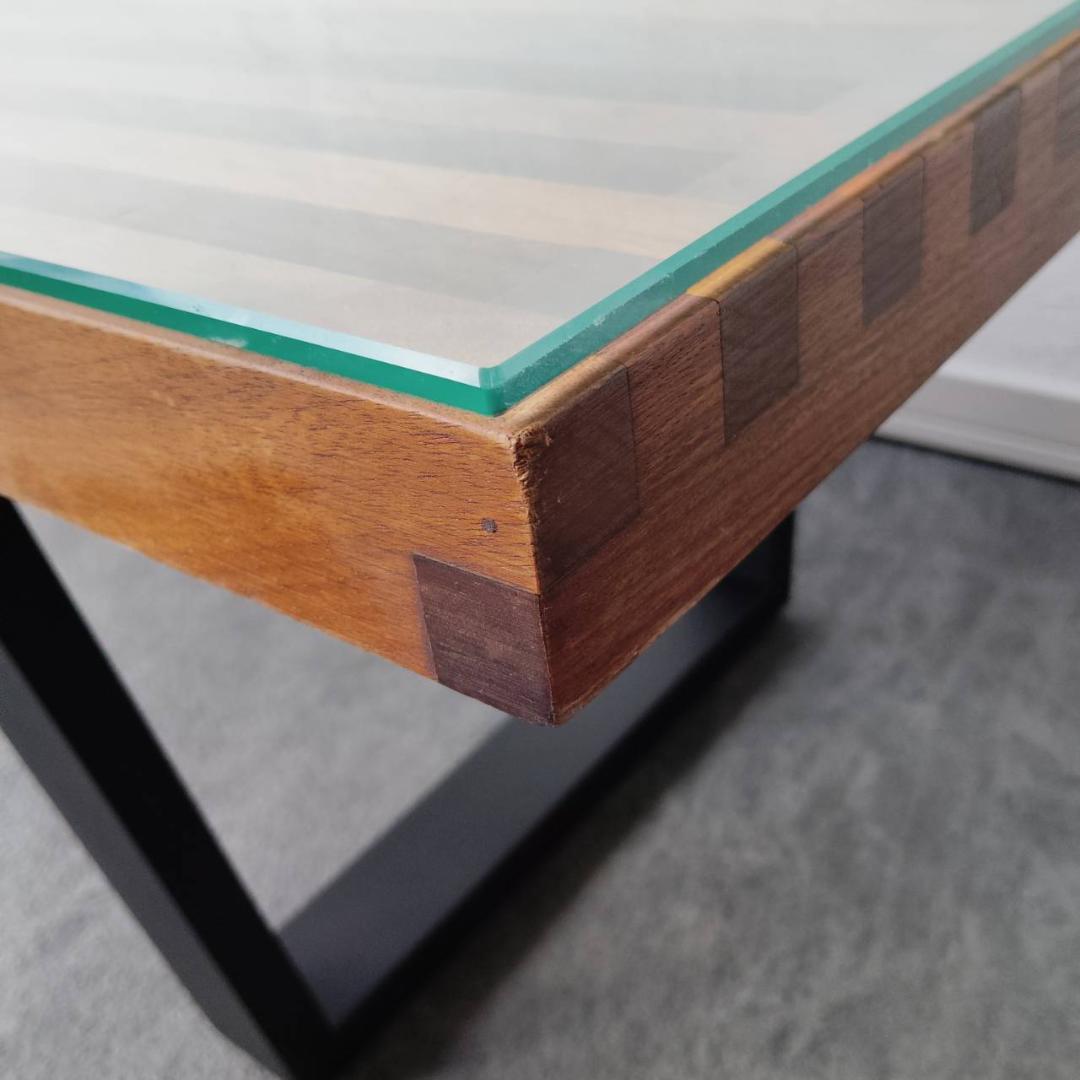 ネルソンベンチ リプロダクト ガラス天板付き ミッドセンチュリー