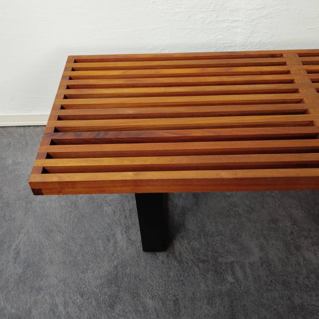 ネルソンベンチ リプロダクト ガラス天板付き ミッドセンチュリー