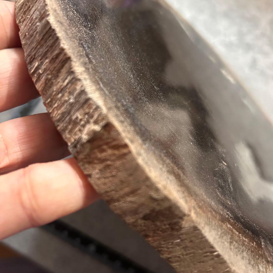 天然石　珪化木　スライス