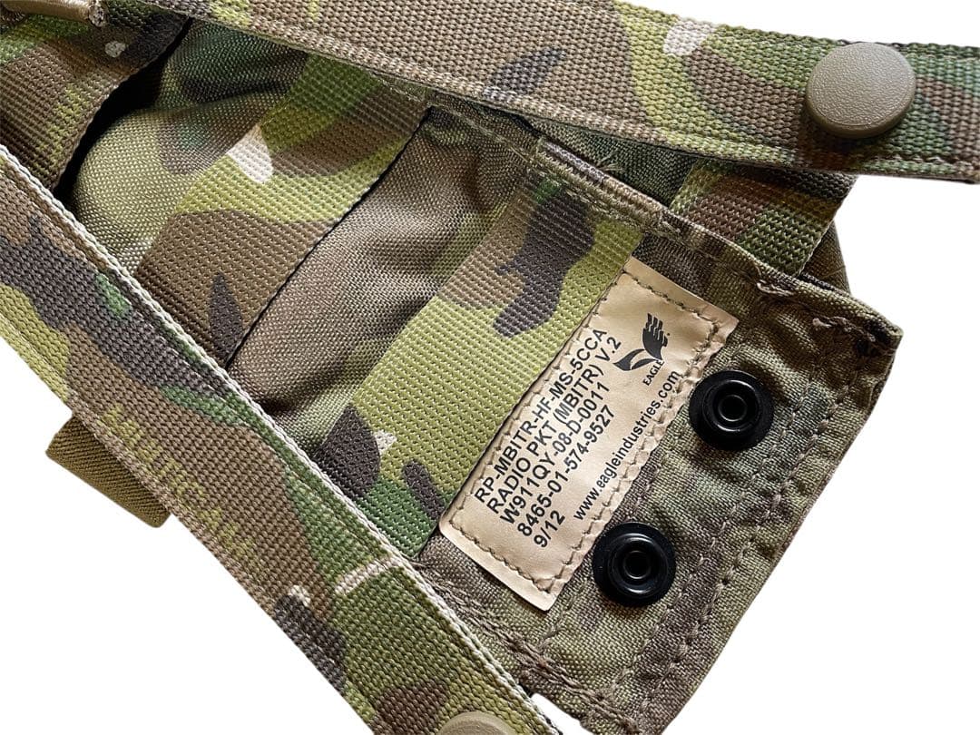 米軍実物 EAGLE ラジオポーチ MBITR V2 PRC-148/152