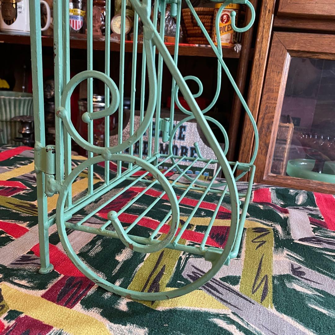 希少品！50's〜60's アメリカアンティーク　飾り棚ラックUSAヴィンテージ