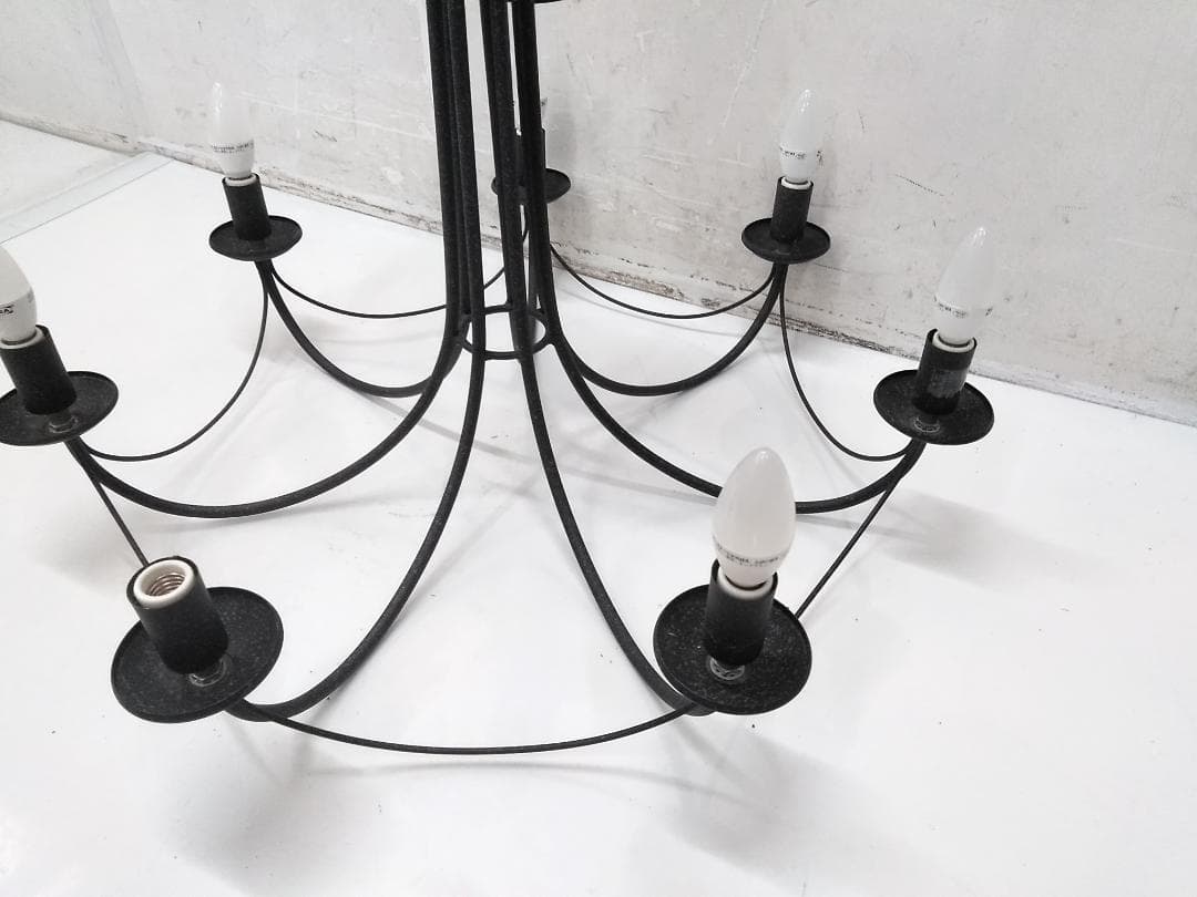 KOIZUMI シャンデリア AAE580114 ブラック 7灯 ♪