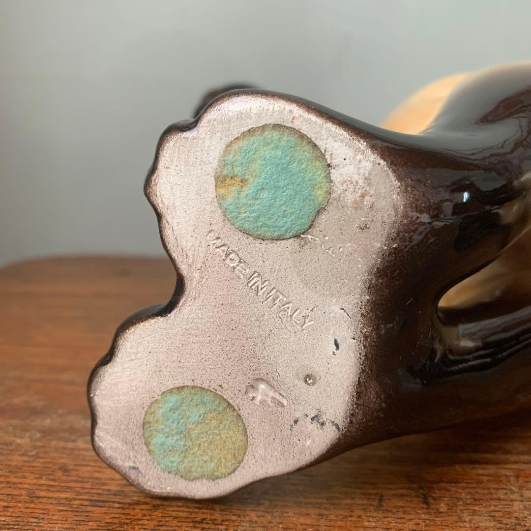 イタリア製　陶器　シャムネコ　猫　実物大　等身大　ビンテージ　ケンジントン風アイ