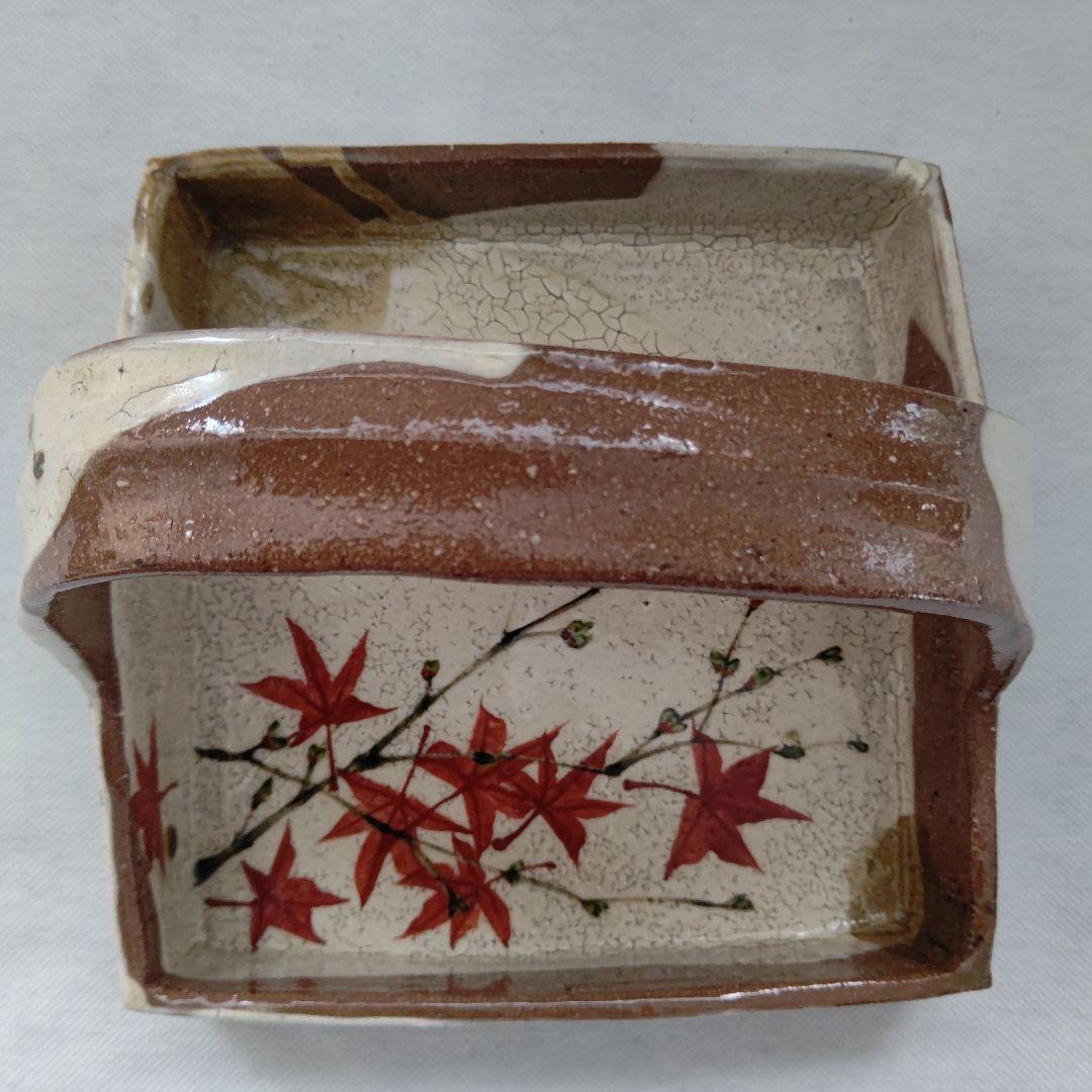 赤絵楓文 手鉢 吉川水城 茶道具 - メルカリ