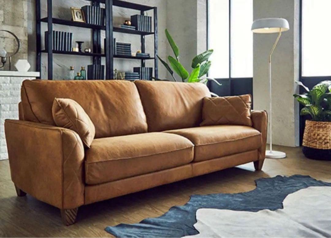 【匿名発送】関家具COLUMBUSSOFAリラックスフォームソファセット３人掛け