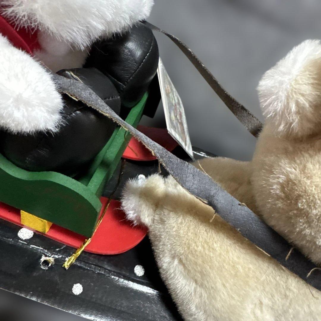 希少♡昭和レトロ　チムニーワールド クリスマス　ソリに乗ったサンタさん/トナカイ