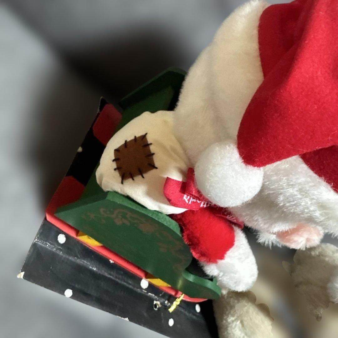 希少♡昭和レトロ　チムニーワールド クリスマス　ソリに乗ったサンタさん/トナカイ