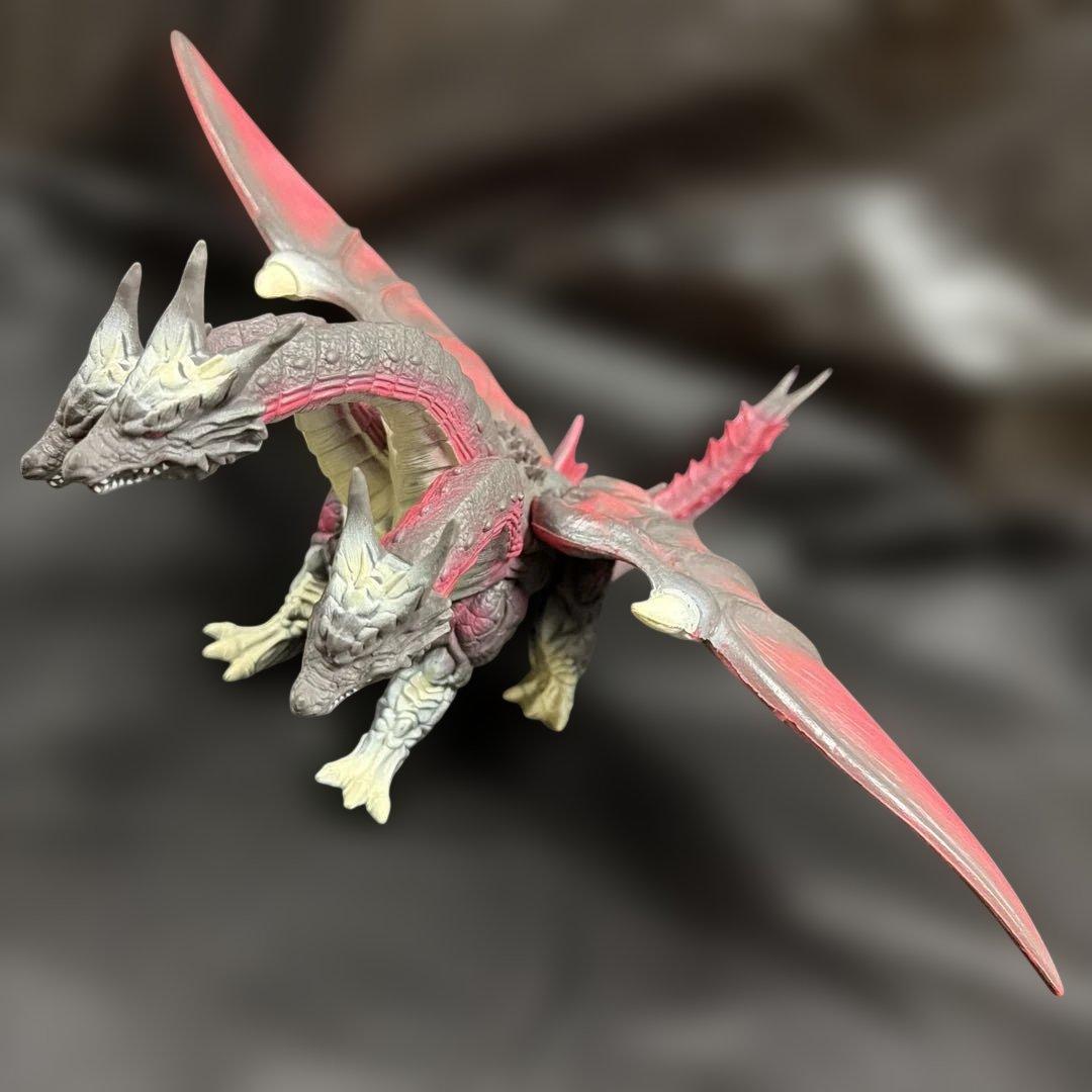 希少・レア】バンダイ 1996 デスギドラ ソフトビニール 大型