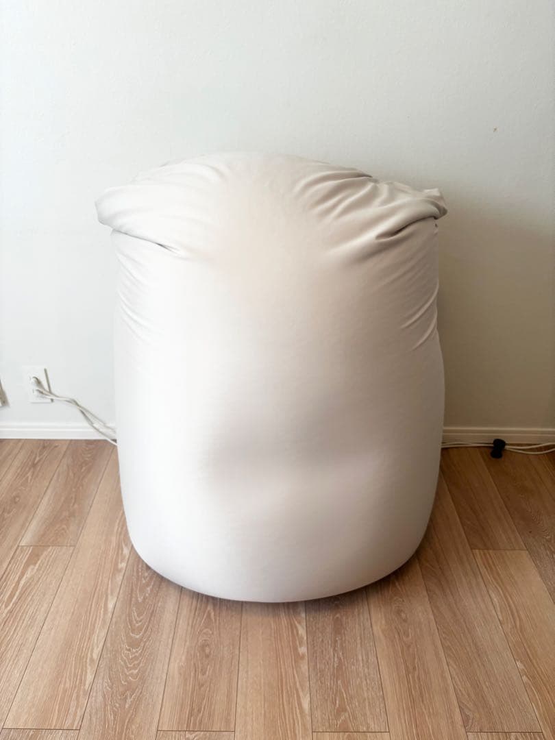 美品◎yogibo ビーズクッションソファダークブルー★直接引き取り限定★相談可