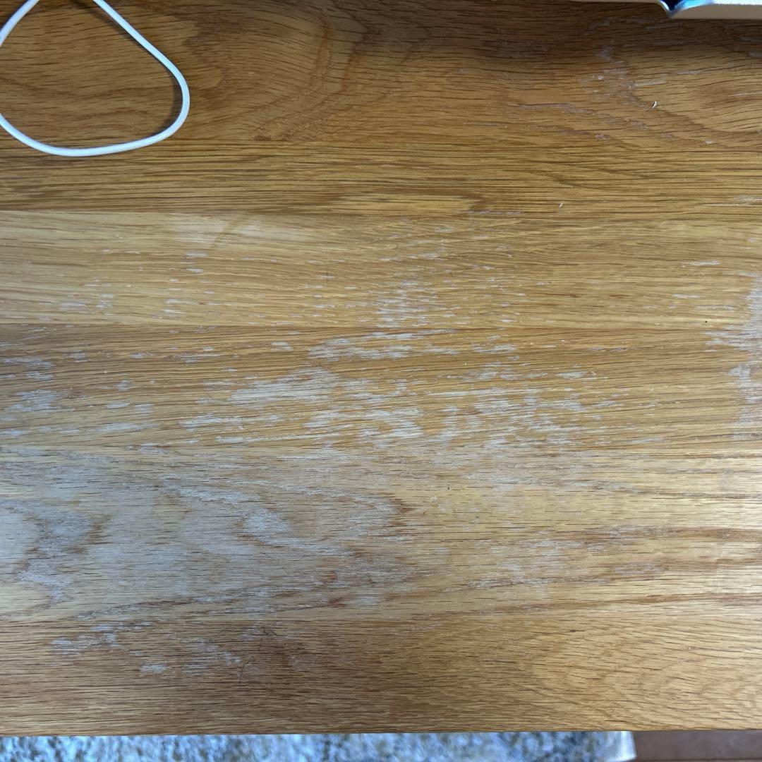 無印良品 コの字型 無垢材デスク オーク材