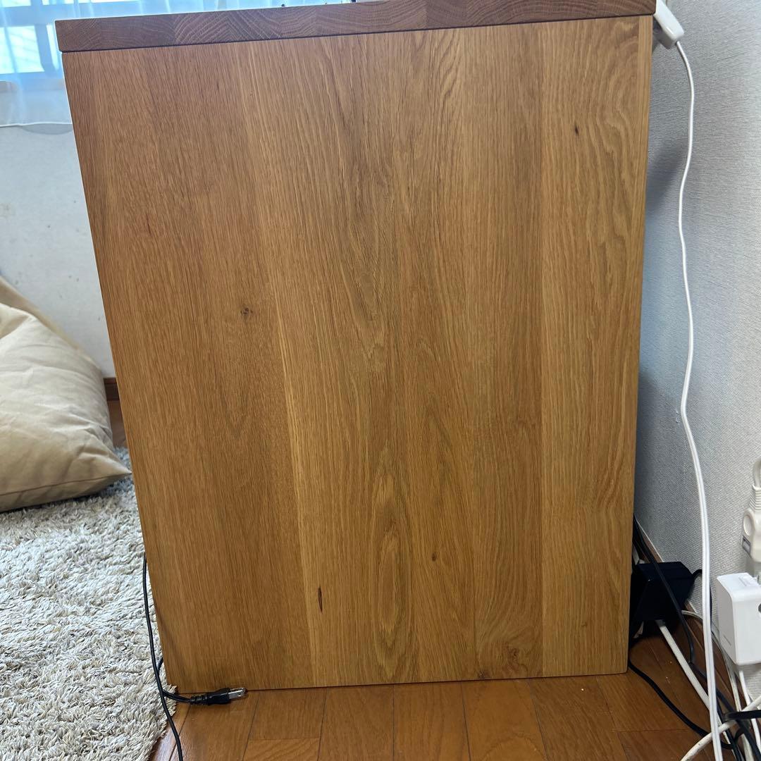 無印良品 コの字型 無垢材デスク オーク材