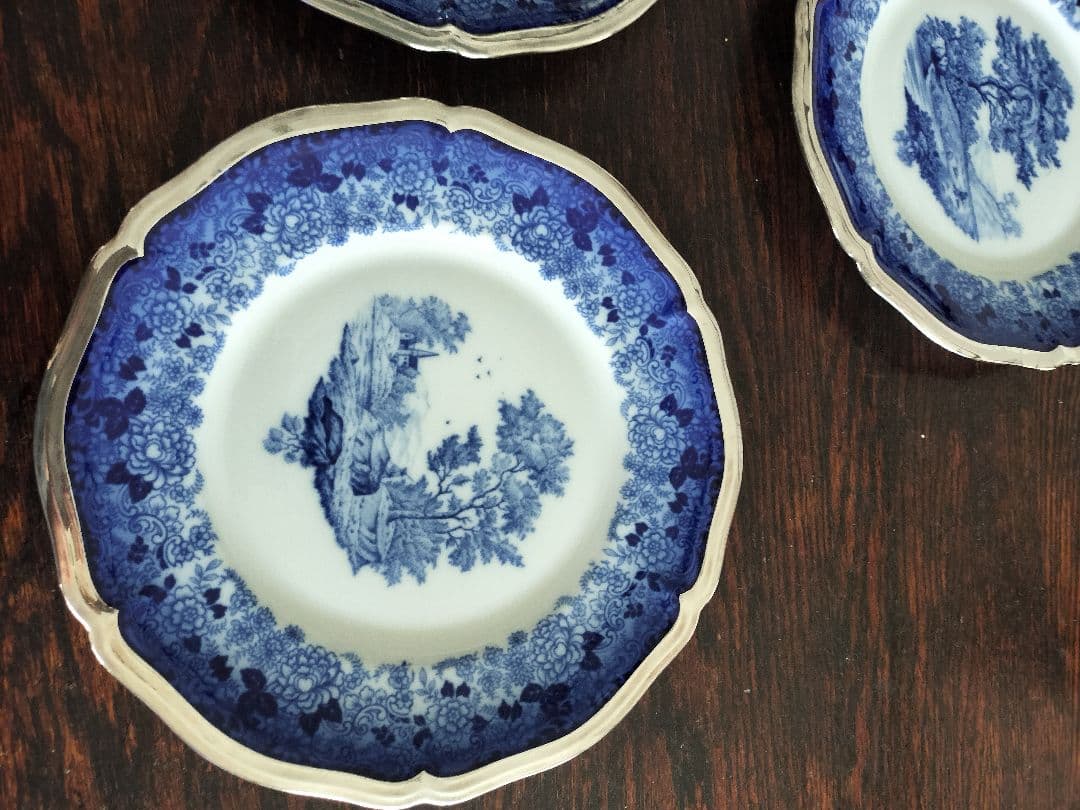 ローゼンタール　銀縁チッペンデール5枚