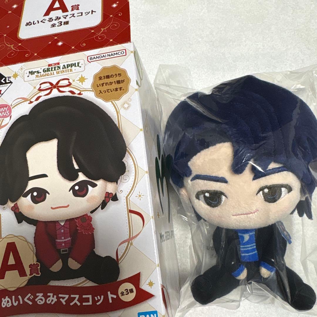 Mrs. GREEN APPLE ミセス 一番くじ A賞 ぬいぐるみ 若井滉斗 - メルカリ