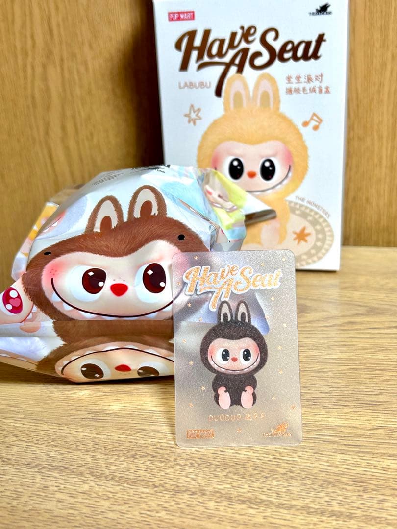 LABUBU have a seatぬいぐるみラブブポップマート DUODUO - メルカリ