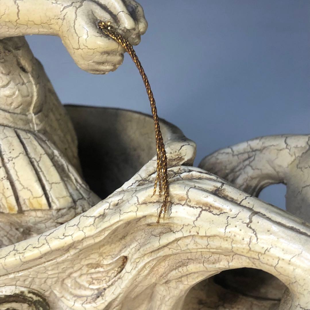 アンティーク 　ローマ戦車　チャリオット　置物