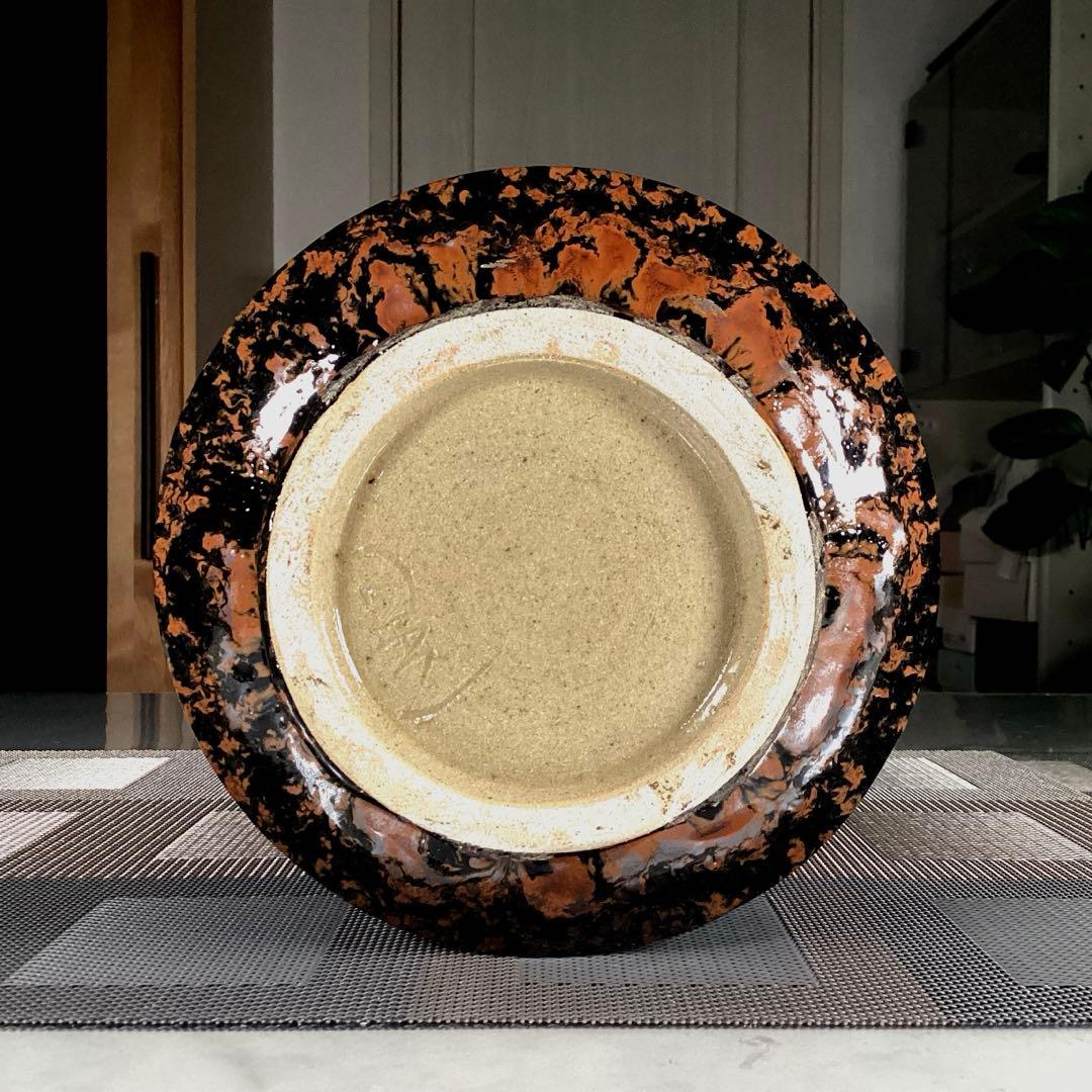 菊池 晃 益子焼 油滴天目 花瓶 大サイズ - メルカリ