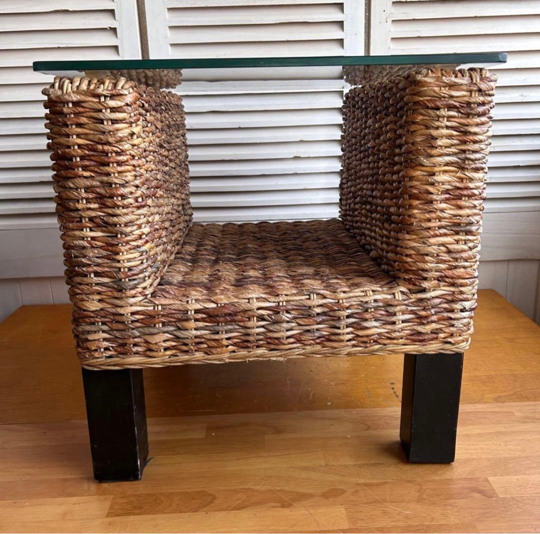 センターテーブル　ローテーブル ウォーターヒヤシンス　テーブル　サイドテーブル