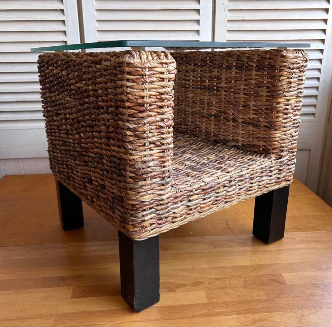 センターテーブル　ローテーブル ウォーターヒヤシンス　テーブル　サイドテーブル