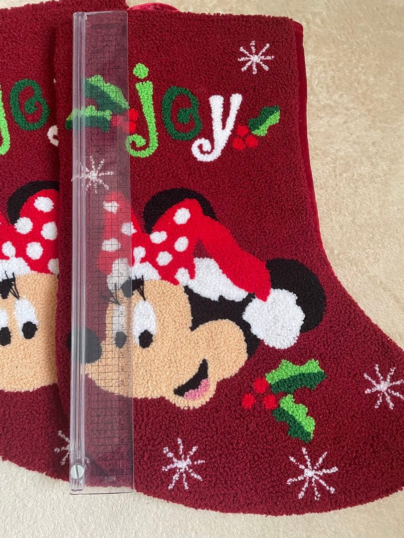 【アメリカディズニー公式】ミニー クリスマスストッキング 2枚セット 日本未発売