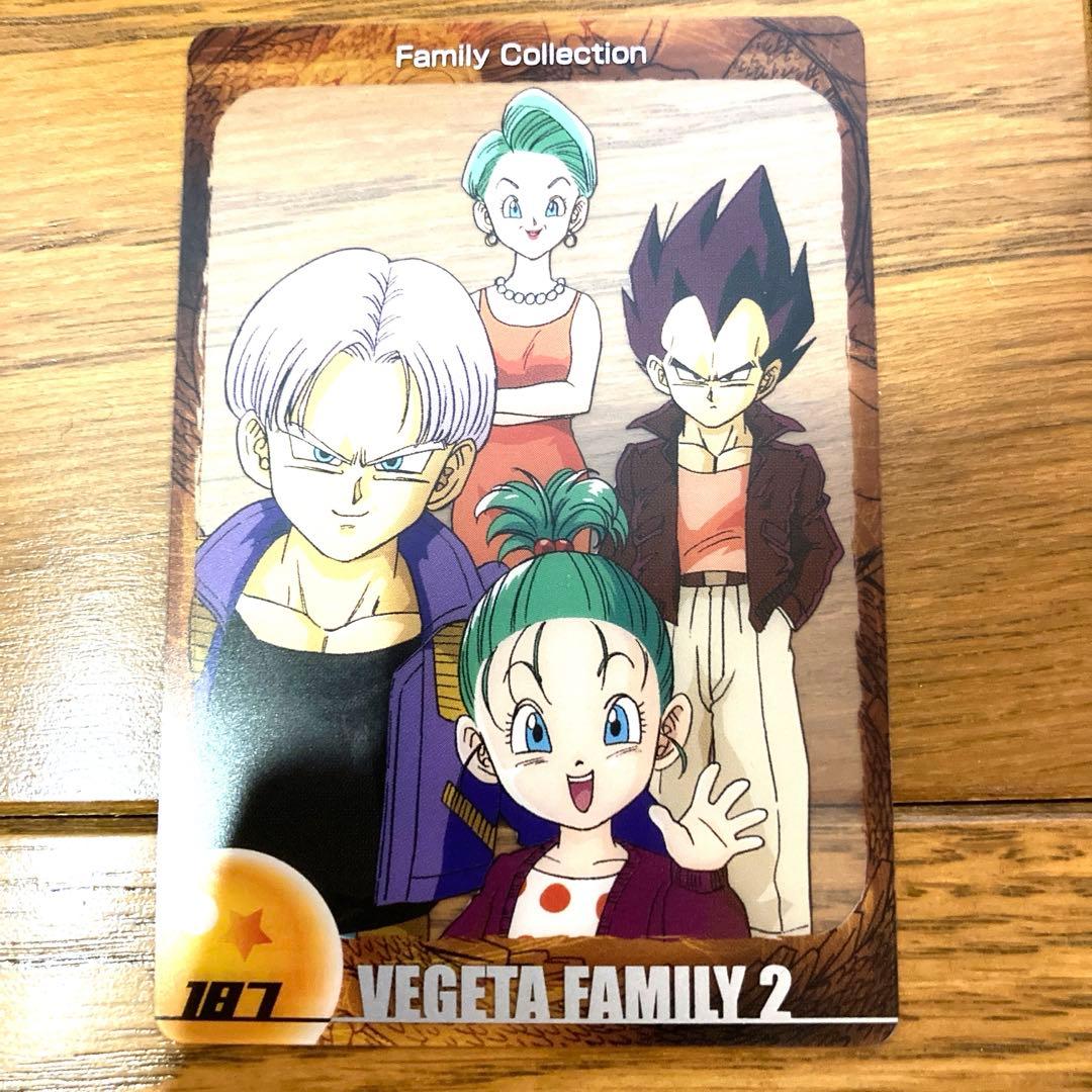 ベジータファミリー トレカ ドラゴンボールZ 鳥山明 トランクス 家族