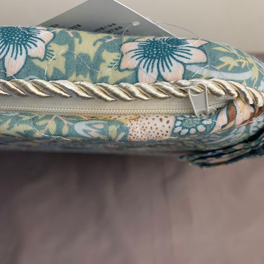 ダイニングシートクッション　4枚セット　ライトグリーン