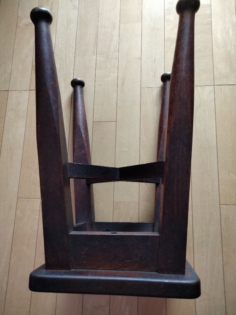 特別価格、イギリスバ―ミンガムで作られたビンテ−ジ、美品シンプル、ダ−クブラウン