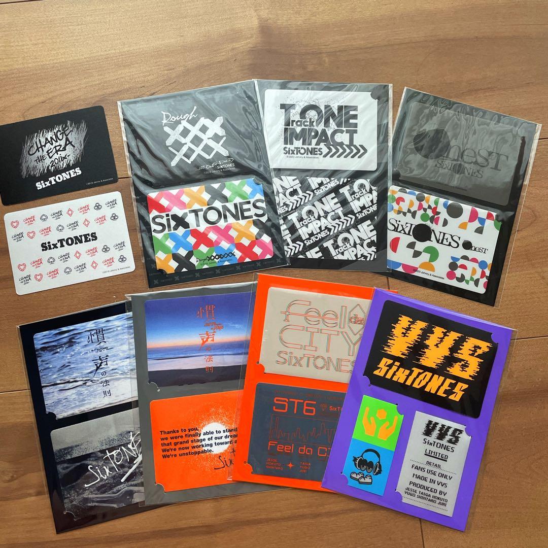 新品未開封SixTONES ツアー グッズ ステッカー セット - メルカリ