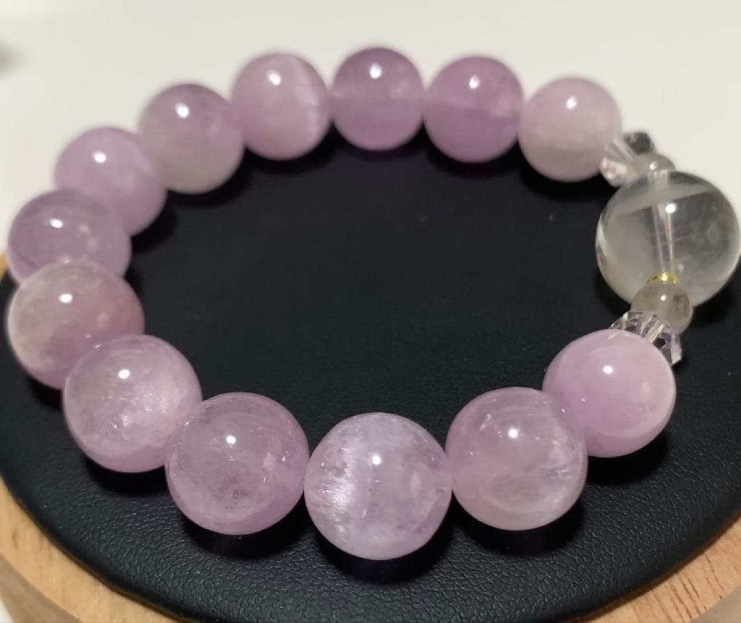 キャッツアイクンツァイト　ホワイトファントム　ブレスレット