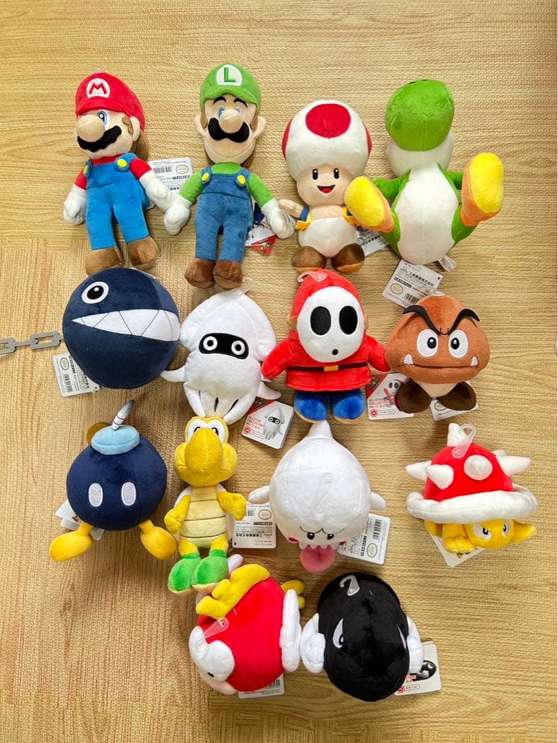 スーパーマリオ オールスター コレクション ぬいぐるみ 14点セット