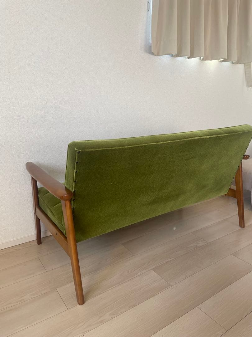 【限定一万台レア商品】カリモク60 ソファKチェア 限定復刻プレート仕様